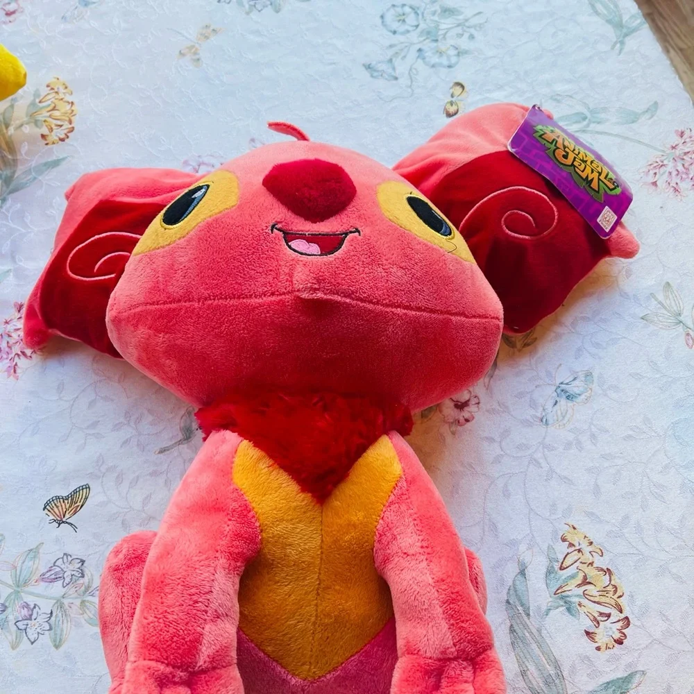 Large 2016 wild works animal jam 14” plush toy pink koala bear